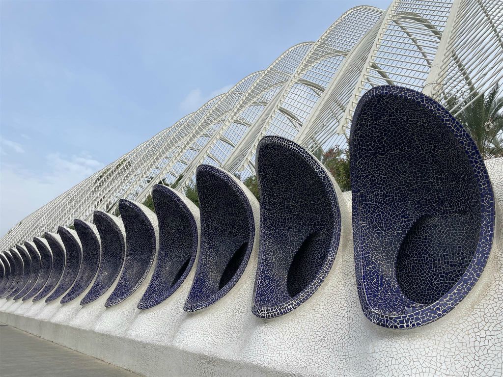 VALENCIA - de buitenkant van de Umbracle promenade