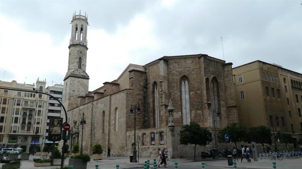 VALENCIA - de parochiekerk van Santa Catalina en San Agustín