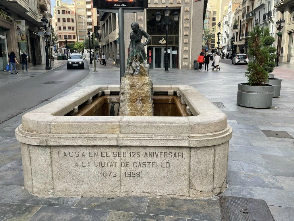 CASTELLÓN DE LA PLANA - het Aguadora kunstwerk