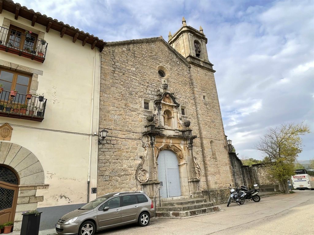 MORELLA - de kerk van het heiligdom van de maagd van Vallivana