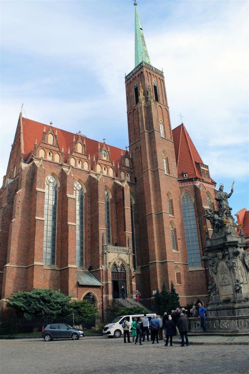 WROCLAW - de collegiale kerk van het heilige kruis en St. Bartholomeus