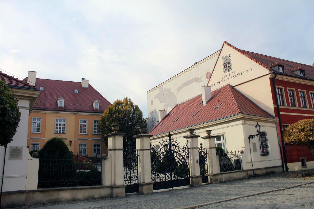 WROCLAW - de verblijfplaats van de bisschop van Wroclaw