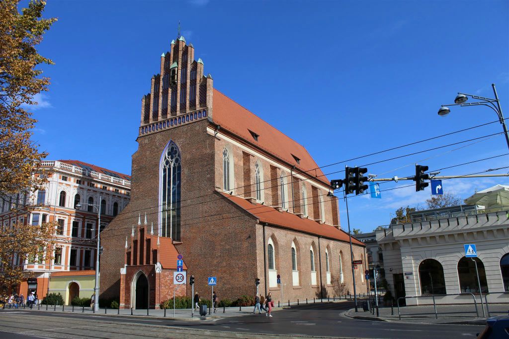 WROCLAW - de kerk van Corpus Christi