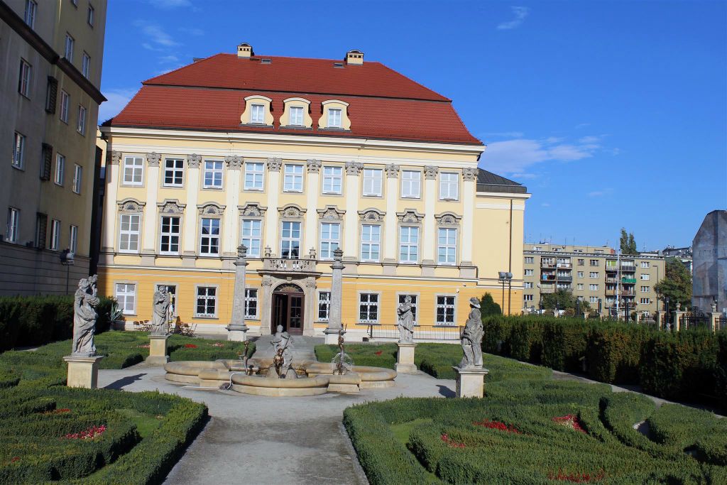 WROCLAW - de tuin van het koninklijk paleis