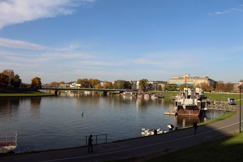 KRAKAU - de rivier de Wisla