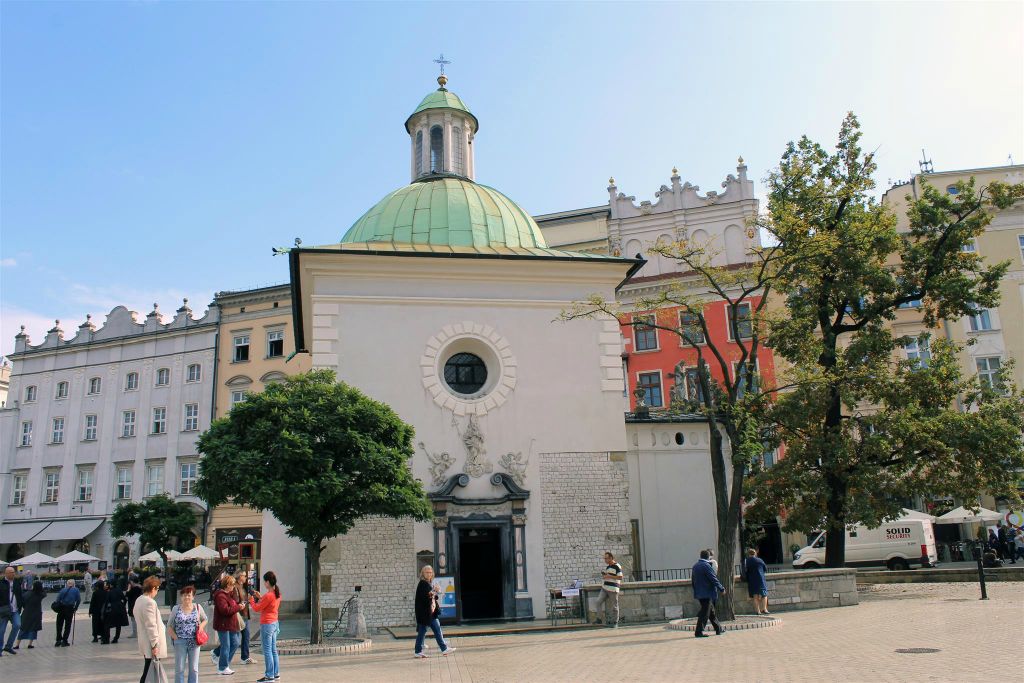 KRAKAU - de Sint-Adalbertkerk
