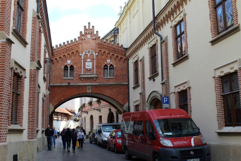 KRAKAU - een poort bij het Princes Czartoryski Foundation