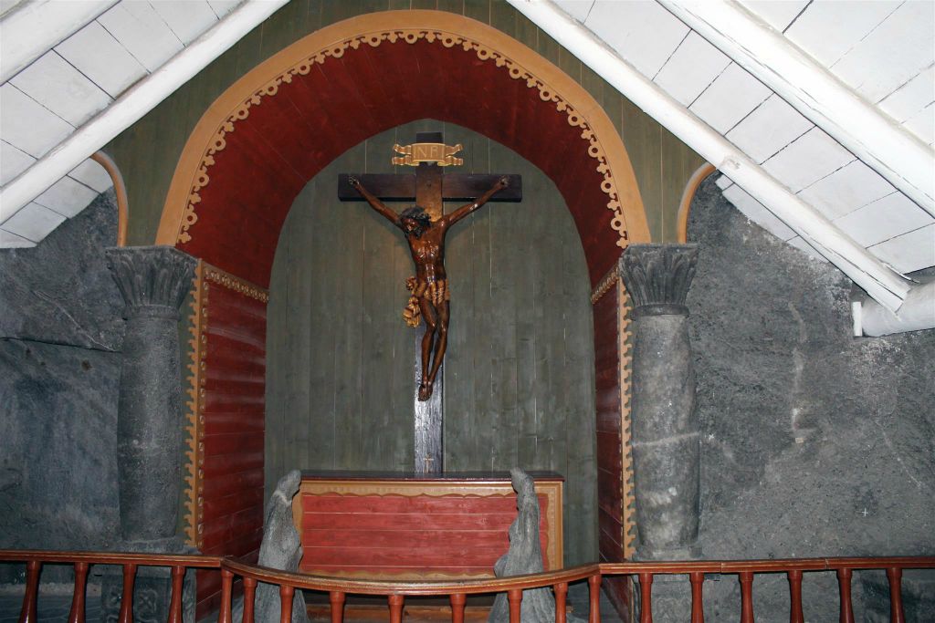 WIELICZKA - een gebedsruimte in de Wieliczka-zoutmijn