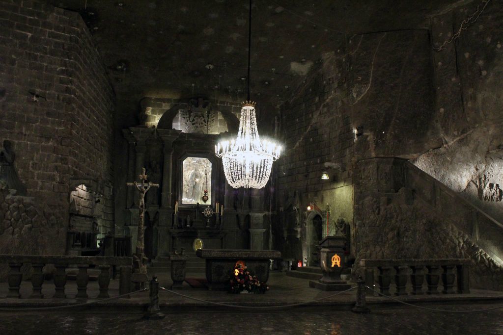 WIELICZKA - de Sint Kinga in de Wieliczka-zoutmijn
