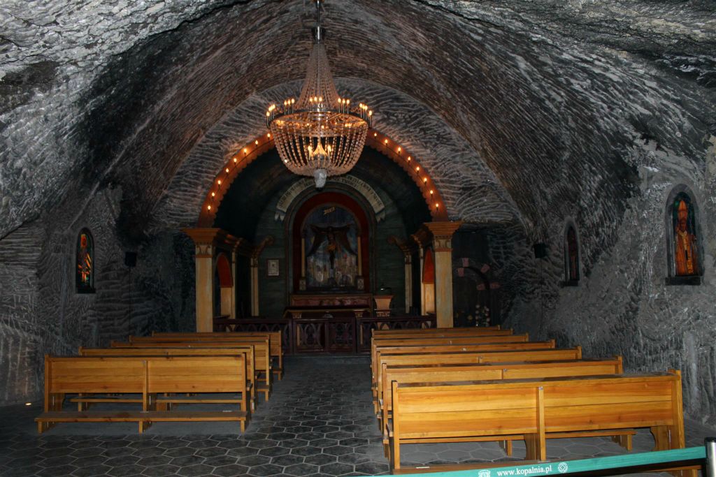 WIELICZKA - een kapel in de Wieliczka-zoutmijn