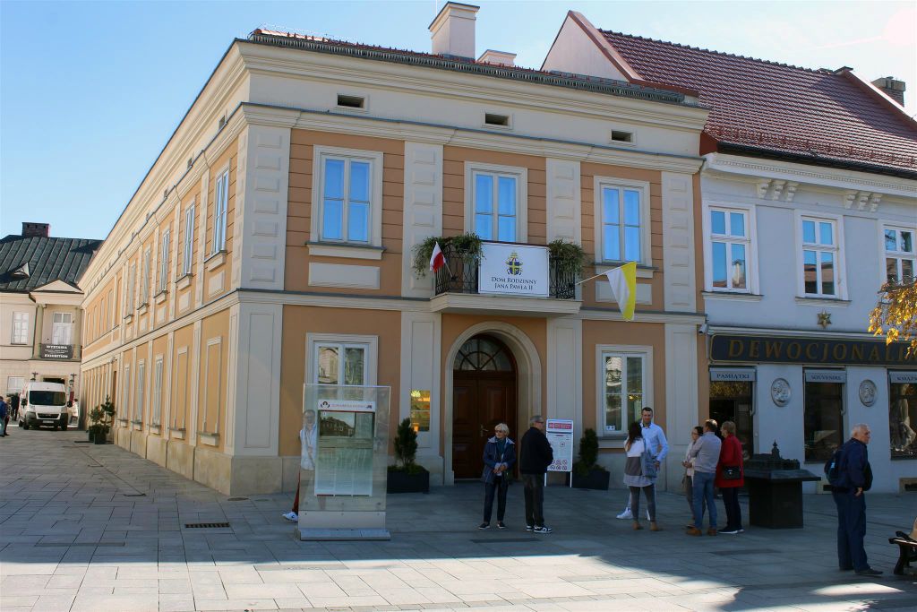 WADOWICE - het museum van het geboortehuis van paus Johannes Paulus II (1920-2005)