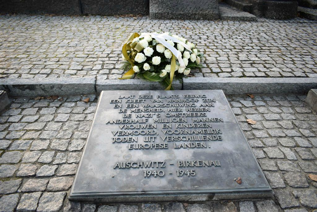 AUSCHWITZ - een monument bij het concentratiekamp Auschwitz-Birkenau