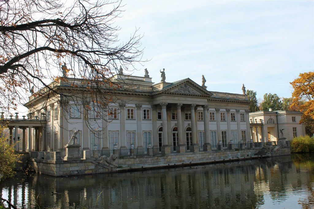 WARSCHAU - het Łazienki-paleis in het Łazienki park