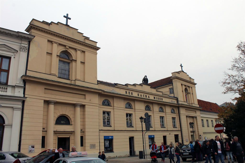 WARSCHAU - de kerk van de onbevlekte ontvangenis van de heilige maagd Maria