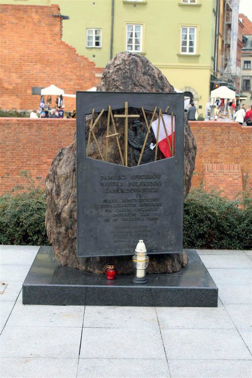 WARSCHAU - een monument voor Joodse officieren van het Poolse leger