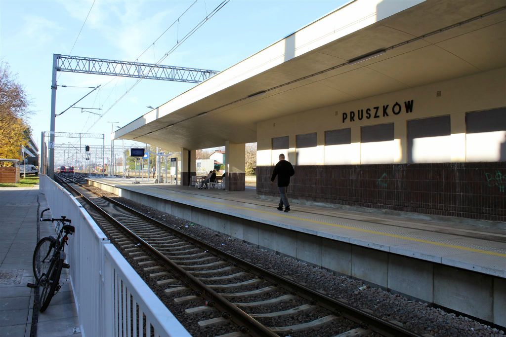 WARSCHAU - het treinstation Pruszków