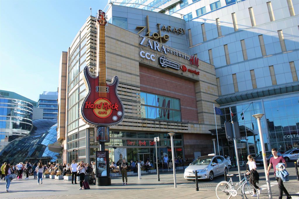WARSCHAU - het restaurant Hard Rock Cafe