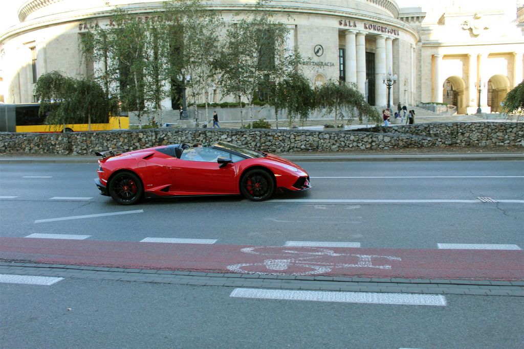 WARSCHAU - een Lamborghini Huracán LP 610-4