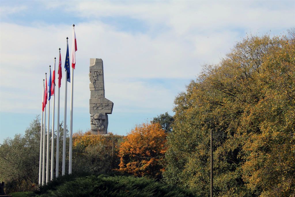 GDAŃSK (WESTERPLATTE) - een monument bij Westerplatte waar in 1939 de tweede wereldoorlog begon