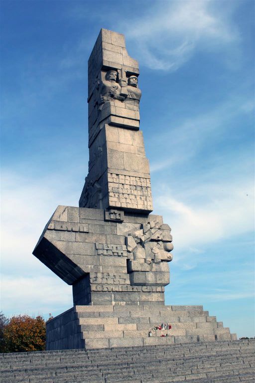 GDAŃSK (WESTERPLATTE) - een monument bij Westerplatte waar in 1939 de tweede wereldoorlog begon