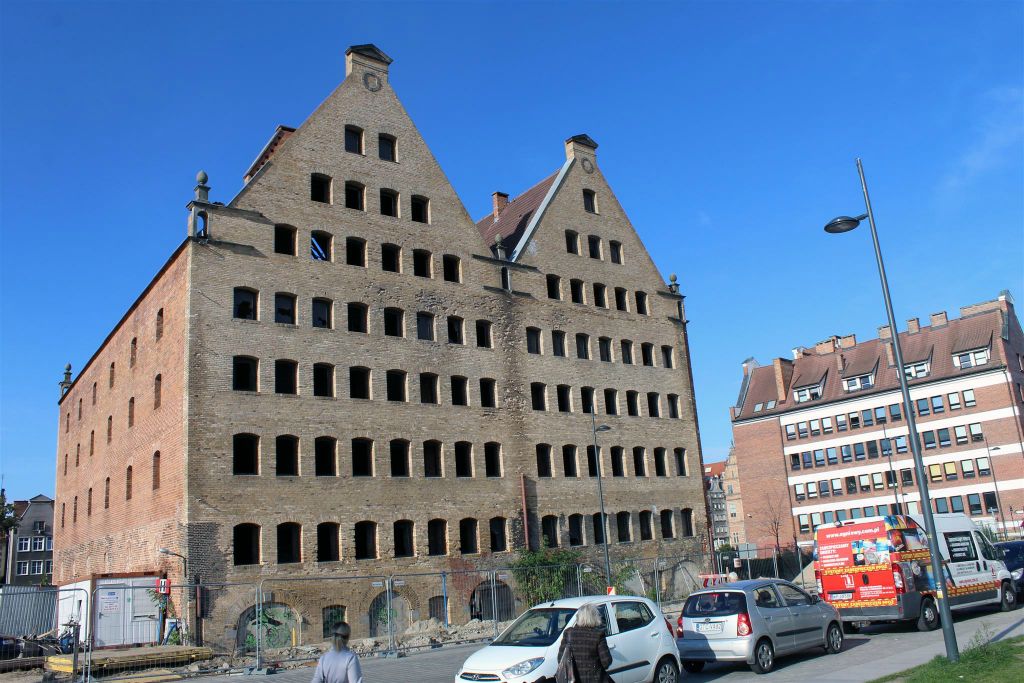 GDAŃSK - de voormalige graanschuren van Groddeck