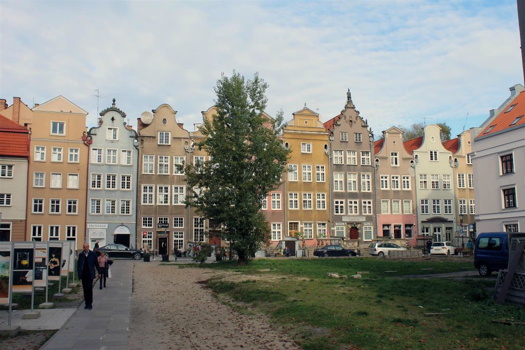 GDAŃSK - enkele gebouwen in het oude centrum