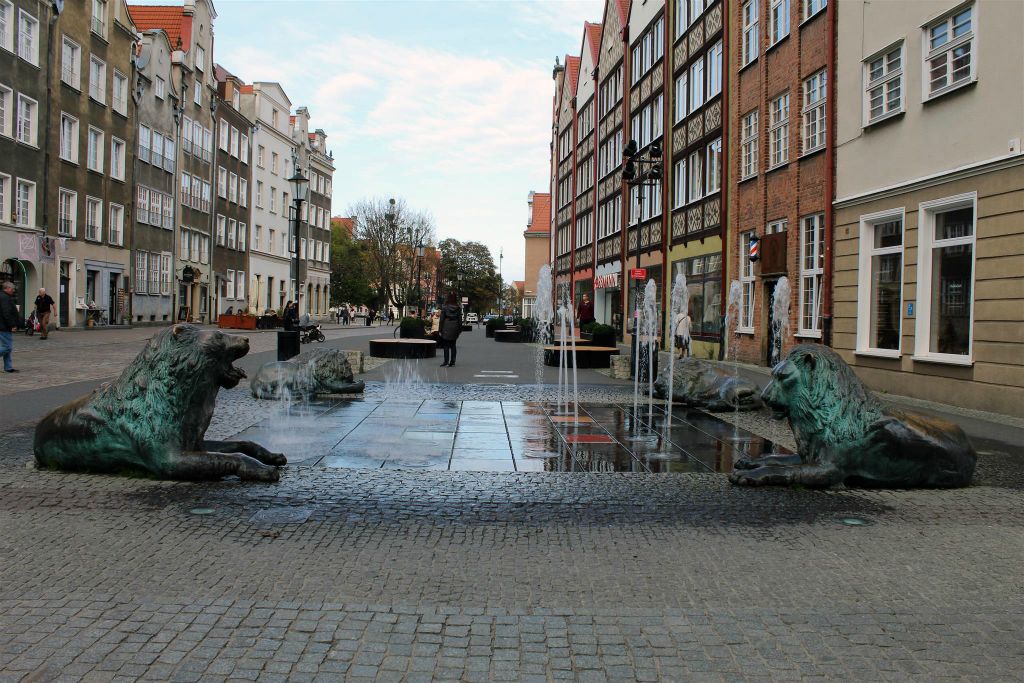 GDAŃSK - de fontein van de vier kwartalen
