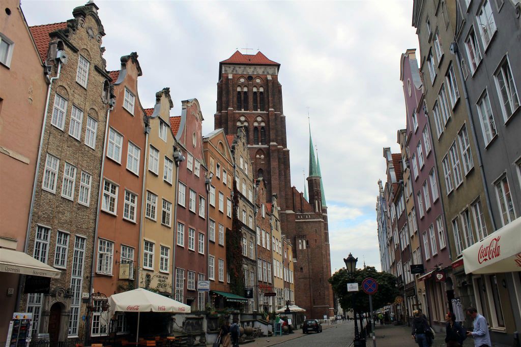 GDAŃSK - de Piwna straat in het oude centrum