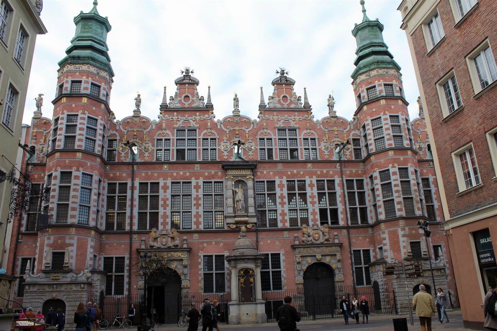 GDAŃSK - het grote Arsenaal (Wielka Zbrojownia), een voormalig wapenopslagplaats uit 1605
