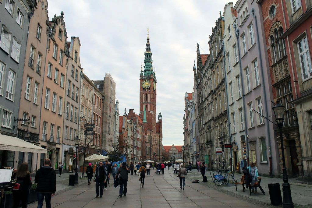 GDAŃSK - de langstraat in het oude centrum