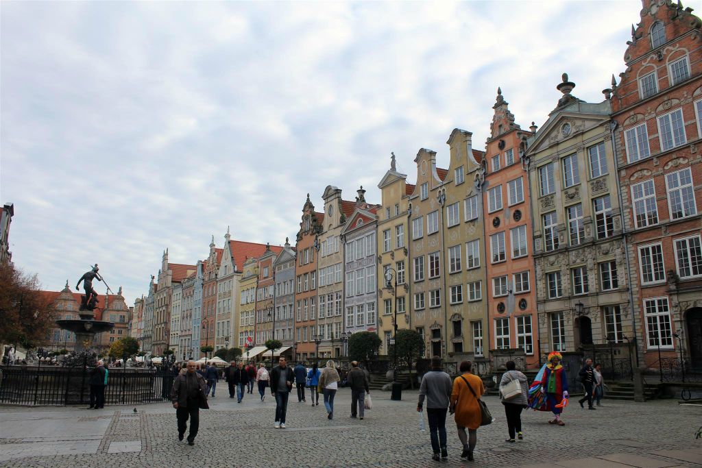 GDAŃSK - de lange markt in het oude centrum