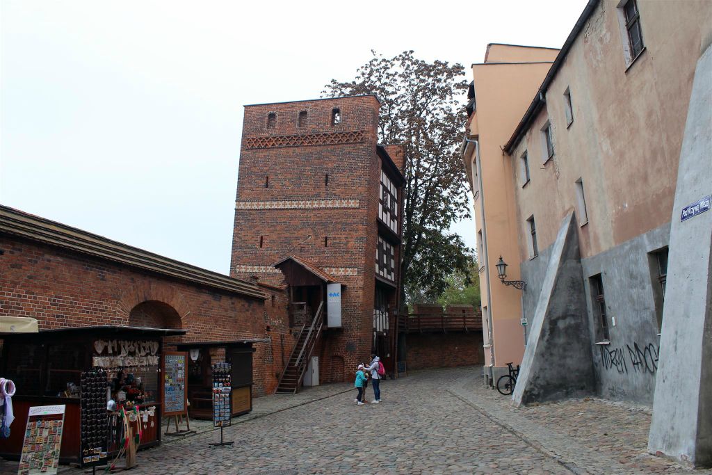 TORUŃ - de scheve toren van Toruń