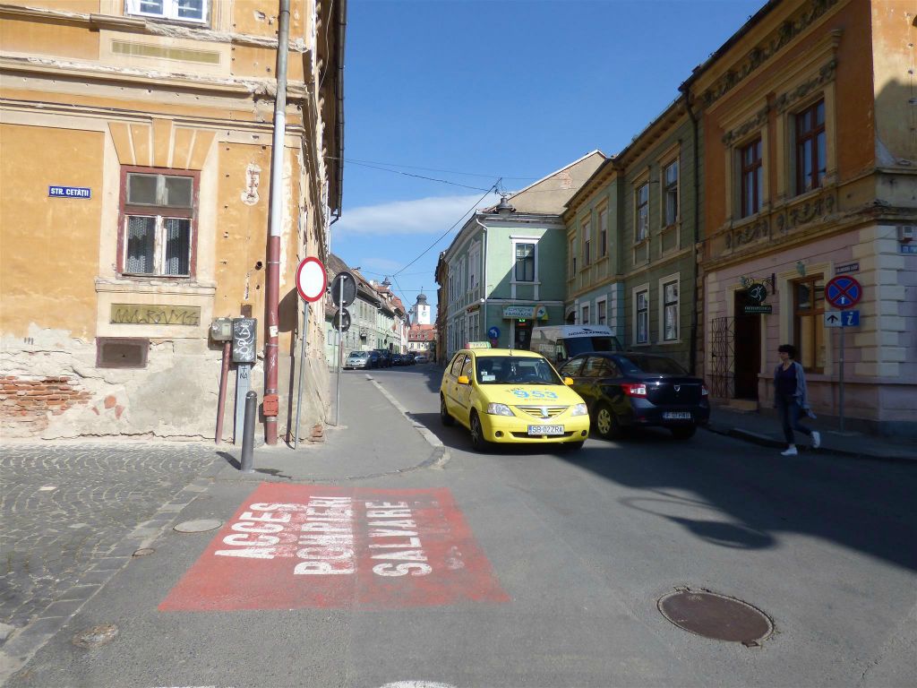 SIBIU - de straat "Strada Gheorghe Lazar"