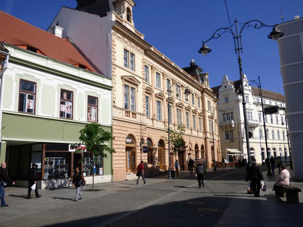 SIBIU - de straat "Strada Nicolae Balcescu"