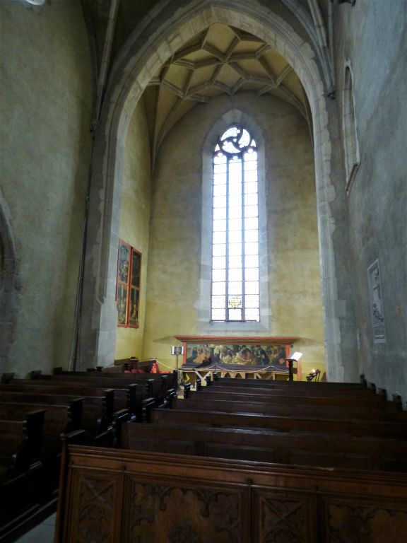 SIBIU - binnen in de Evangelische kathedraal