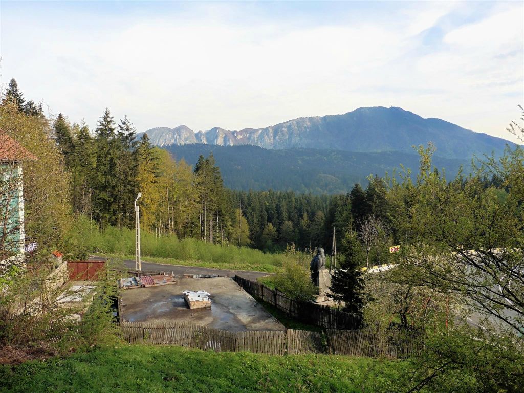 PREDEAL - het uitzicht vanuit het hotel Rozmarin waar we verbleven