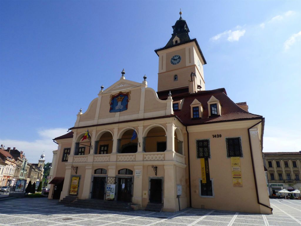 BRASOV - het Huis van de Raad uit 1503 wat nu dienst doet als historisch museum