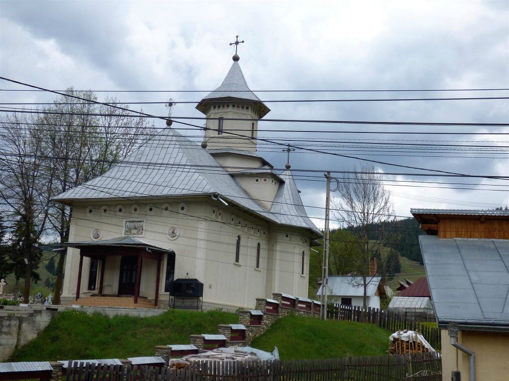VATRA MOLDOVITEI - een kerk onderweg tijdens de paard en wagen rit