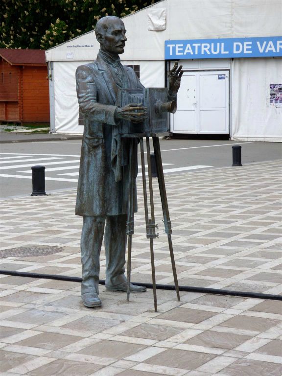 BISTRITA - een standbeeld