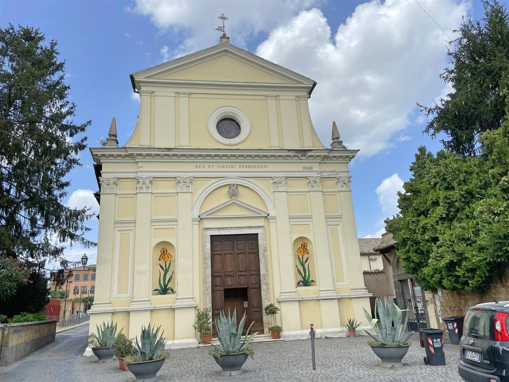 ORVIETO - de kerk van Santa Maria dei Servi
