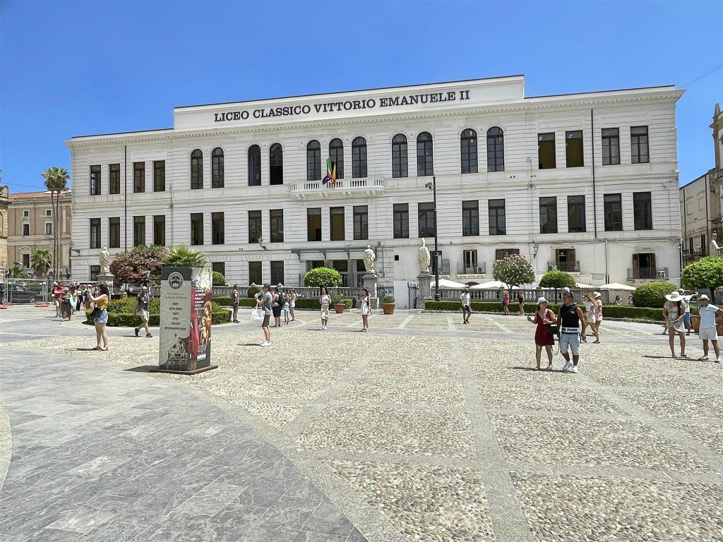PALERMO - de staats klassieke hoge school  "Vittorio Emanuele II"