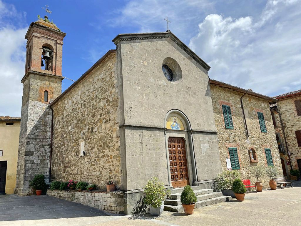 CASTELNUOVO BERARDENGA - de kerk van San Cristoforo