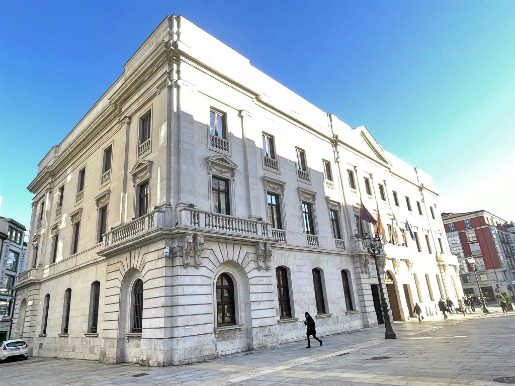 BURGOS - het gebouw van provinciale raad van Burgos