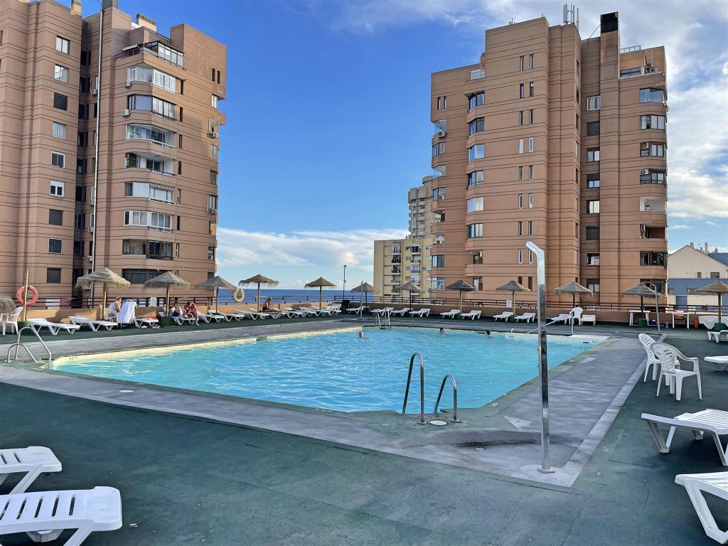 FUENGIROLA - het zwembad van het hotel Las Palmeras waar we verbleven