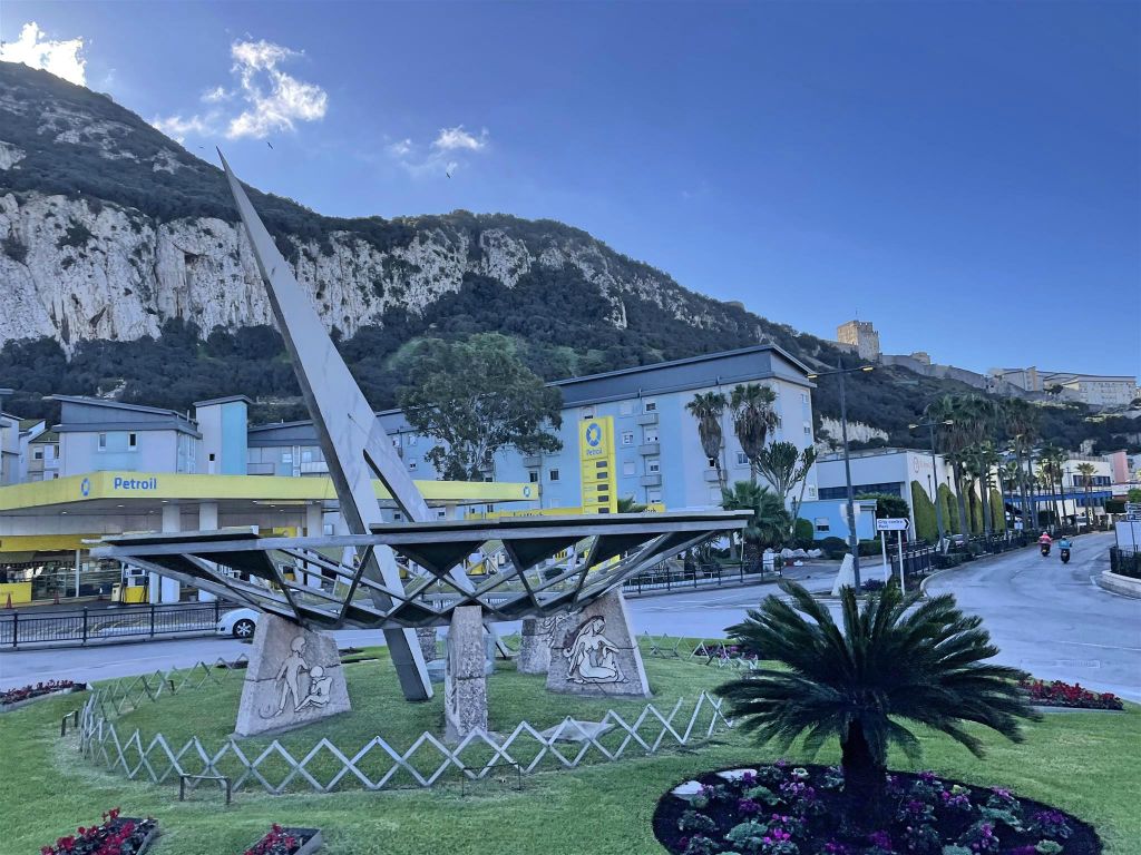 GIBRALTAR - het oorlogsmonument Gibraltar Cross of Sacrifice