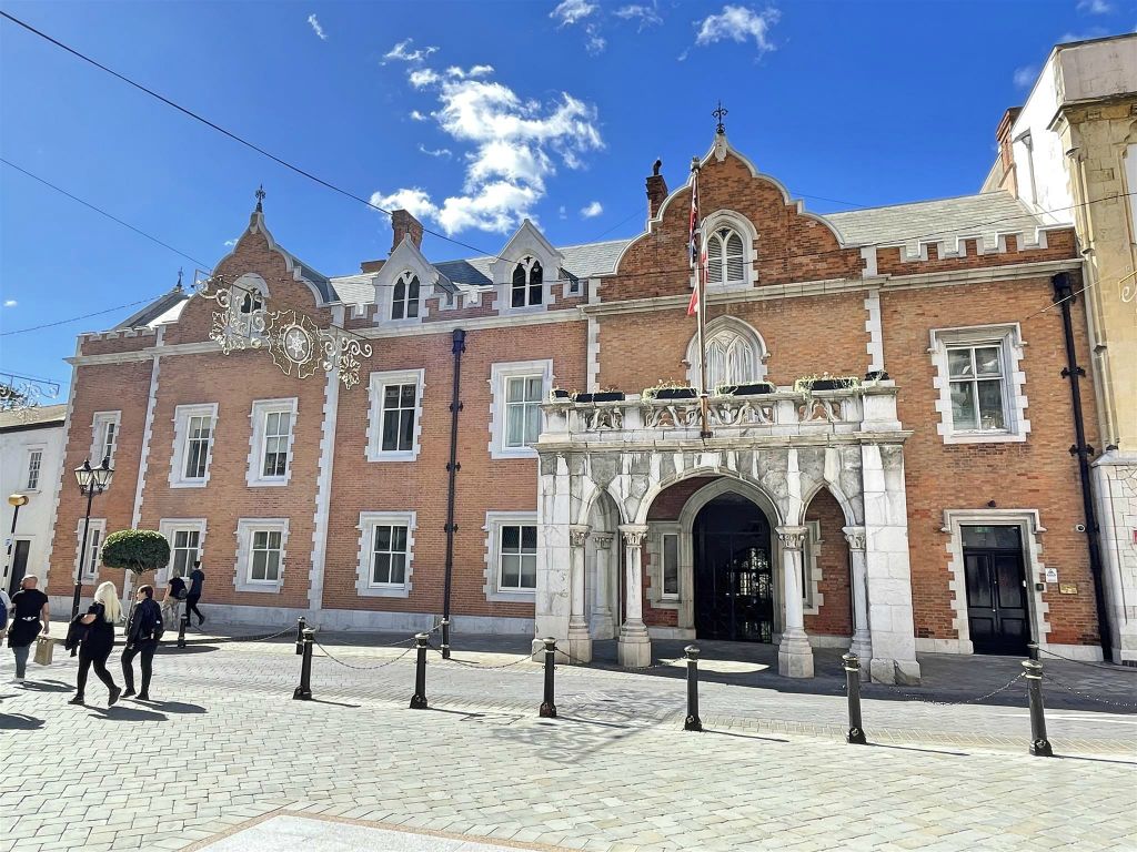 GIBRALTAR - de officiële residentie van de gouverneur van Gibraltar