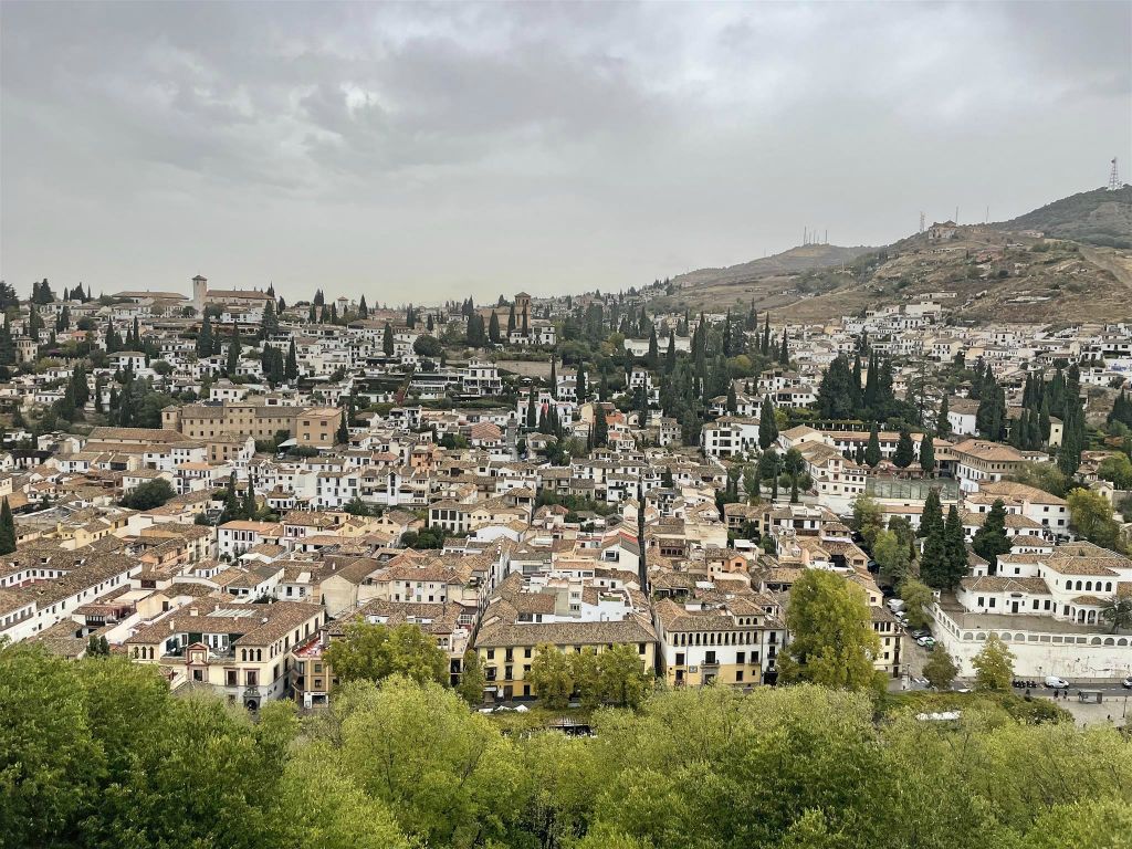 GRANADA - een uitzicht over Granada