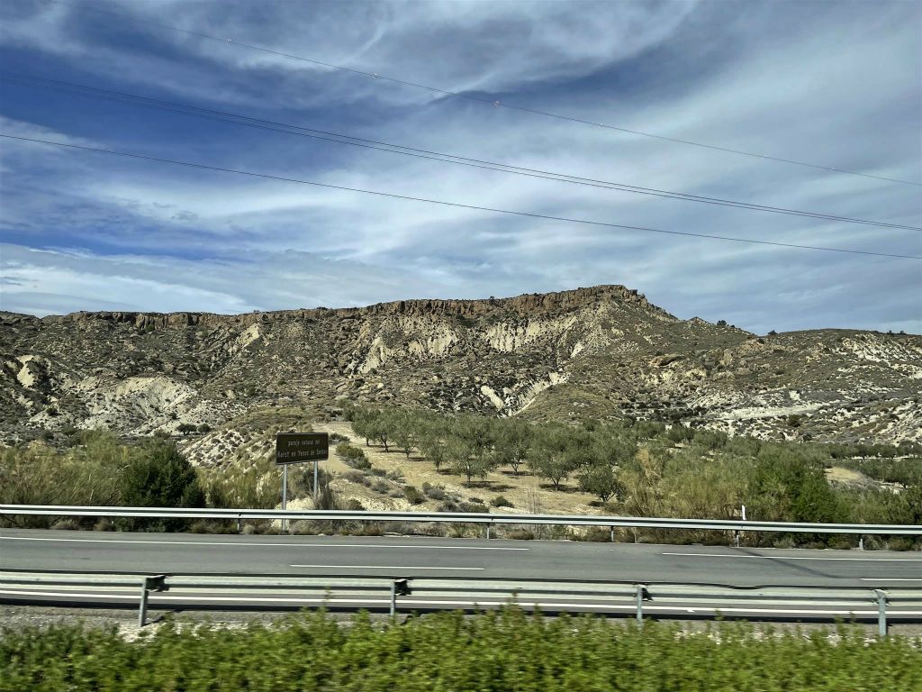 FUENGIROLA -> BENIDORM - het natuurpark Karst en Yesos de Sorbas