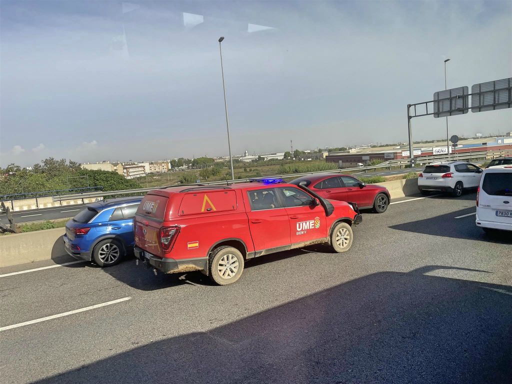 VALENCIA - een auto van de brandweer