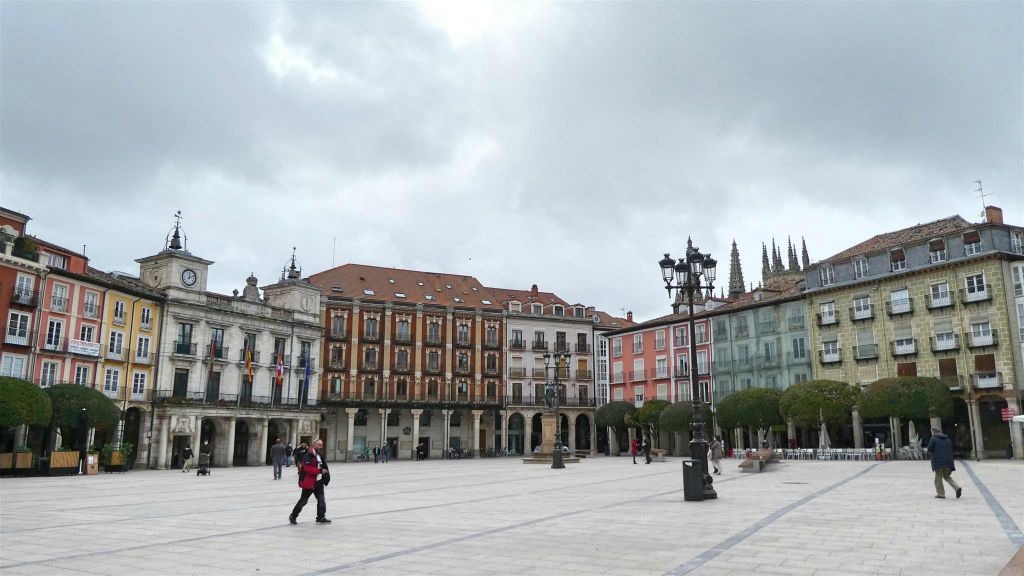 BURGOS - het stadsplein Plaza Mayor